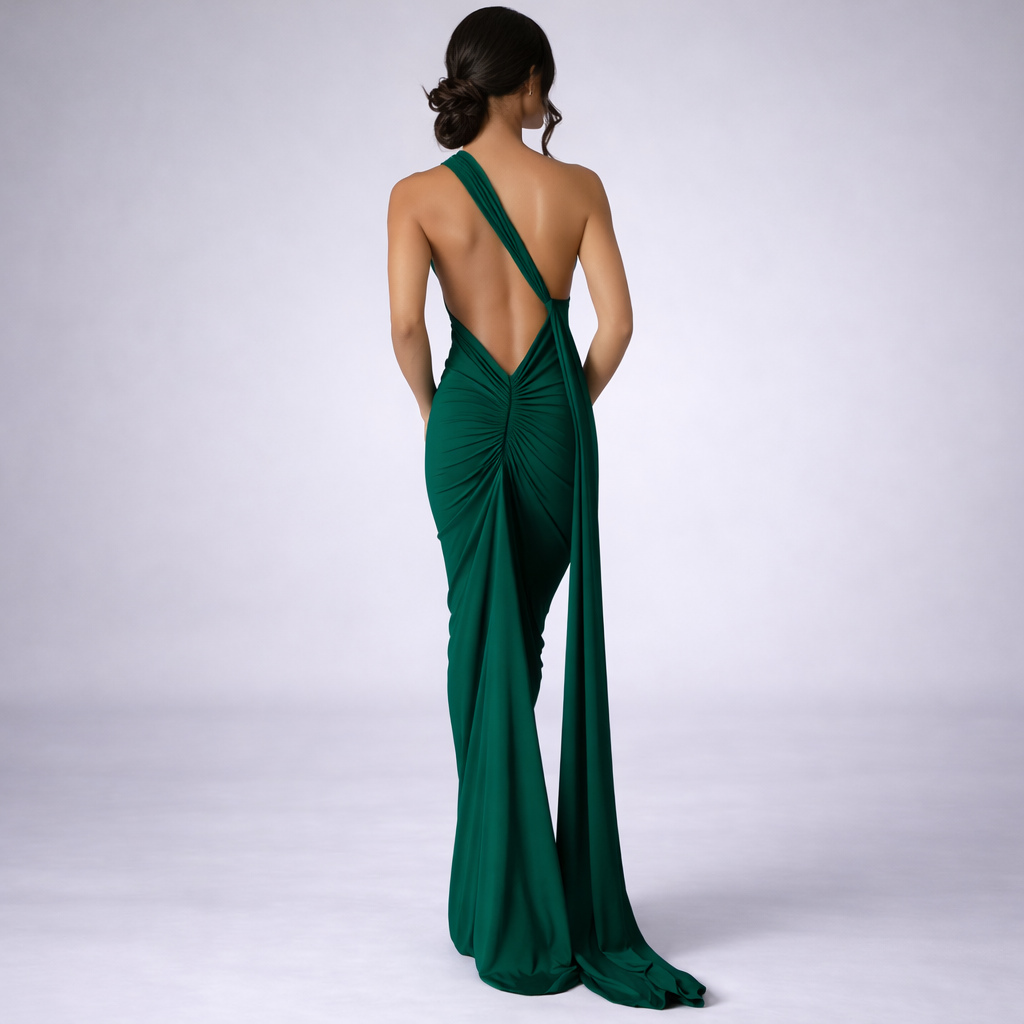 Belle Nuit Halter Dress