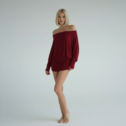 Rose Garden Ruched Dress