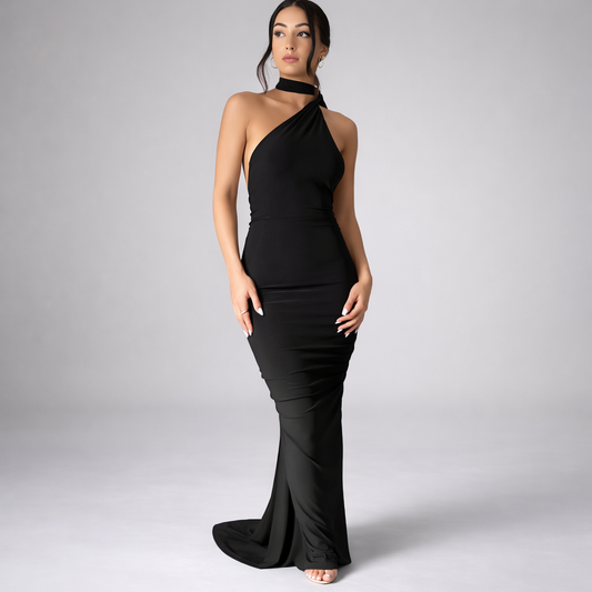 Belle Nuit Halter Dress