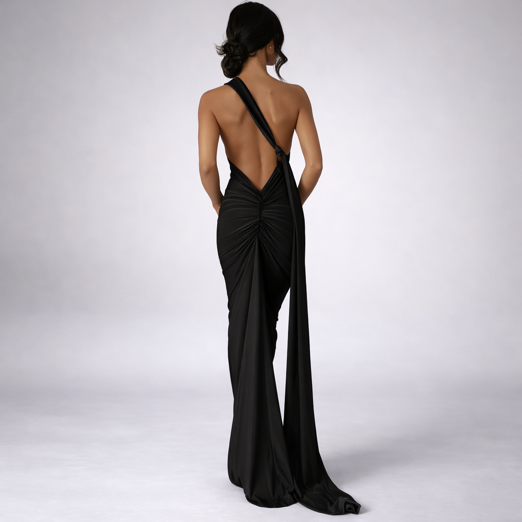 Belle Nuit Halter Dress