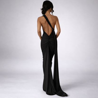 Belle Nuit Halter Dress